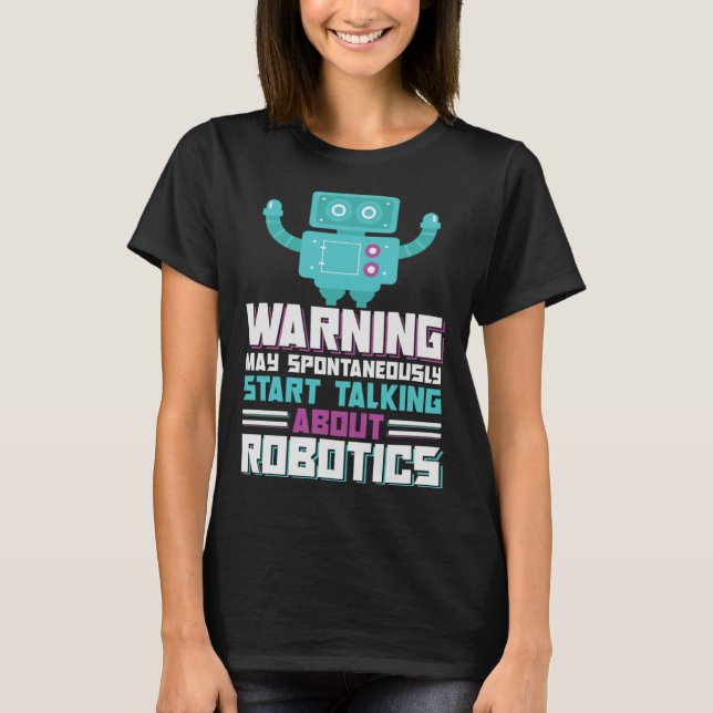 T-shirt Ingénierie Robotique AI Robot Autonome Constructio (Devant)