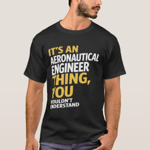 T-shirt Ingénieur aéronautique