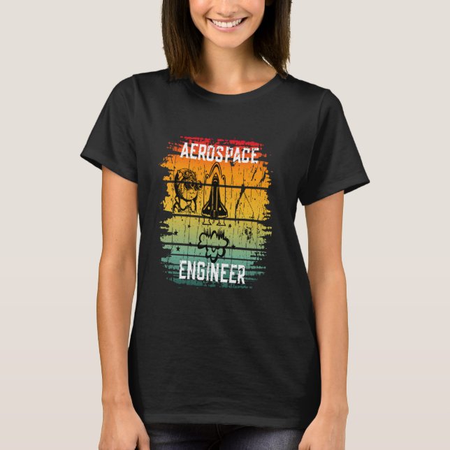 T-shirt Ingénieur aérospatial aéronautique aérospatial cha (Devant)