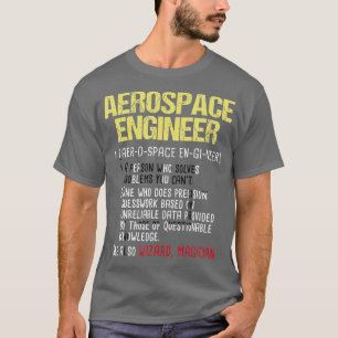 T-shirt Ingénieur aérospatial Ingénieur aéronautique Aéron