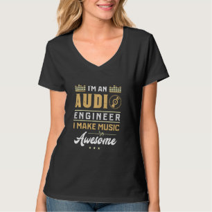 T-shirt Ingénieur audio Ingénieur sonore
