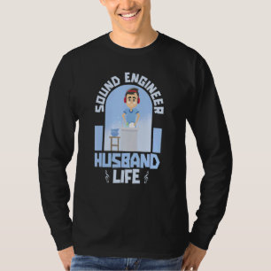 T-shirt Ingénieur audio Studio Producer Ingénieur sonore H