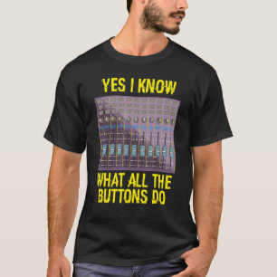 T-shirt Ingénieur audio Technicien audio