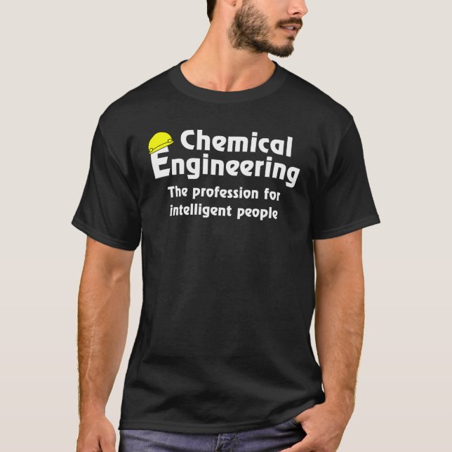 T-shirt Ingénieur chimiste intelligent (Devant)