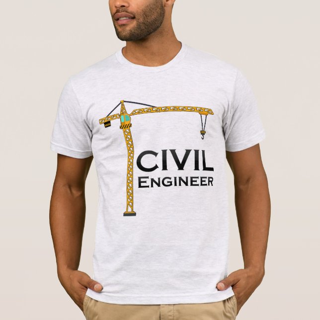 T-shirt Ingénieur civil (Devant)