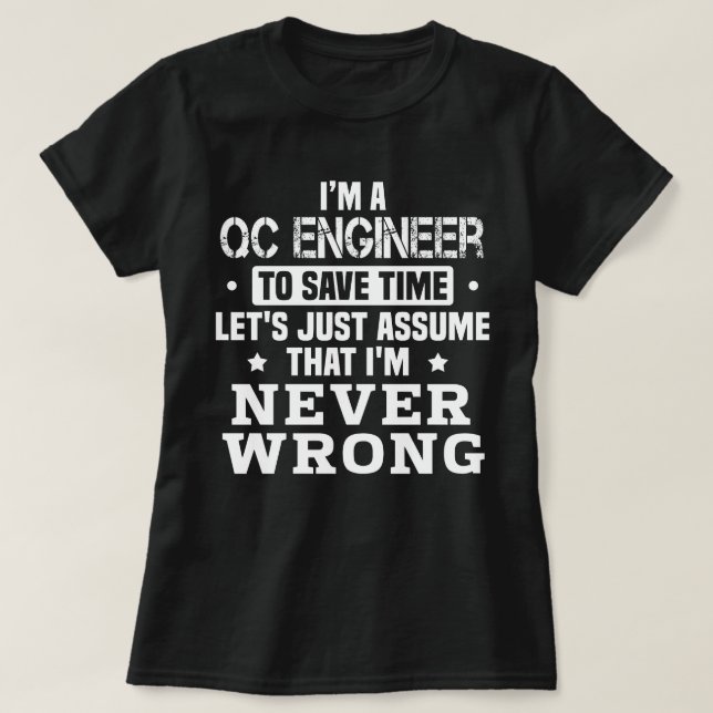 T-shirt Ingénieur CQ (Design devant)