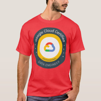 T-shirt Ingénieur de données professionnel certifié Google