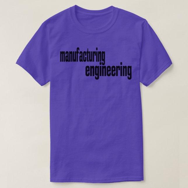 T-shirt Ingénieur de fabrication (Design devant)