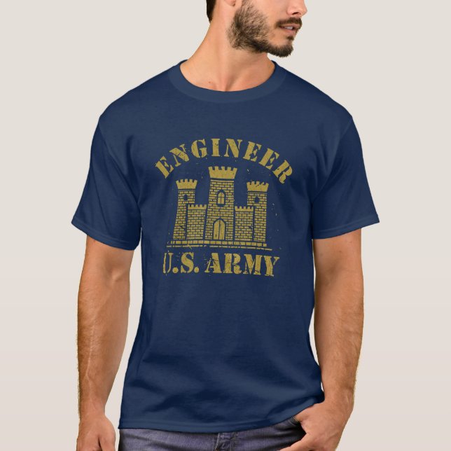 T-shirt Ingénieur de l'armée (Devant)