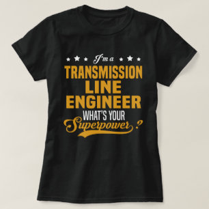 T-shirt Ingénieur de ligne de transmission