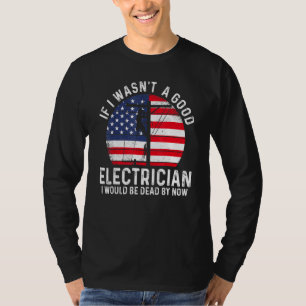 T-shirt Ingénieur de ligne électrique électricien _3