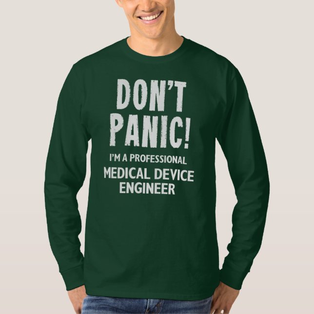 T-shirt Ingénieur de périphérique Médicale  (Devant)