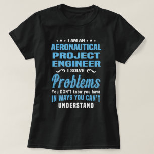 T-shirt Ingénieur de projet aéronautique