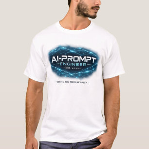 T-shirt Ingénieur de requête IA - Établi en 2023 Humour de