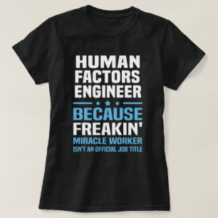 T-shirt Ingénieur des facteurs humains