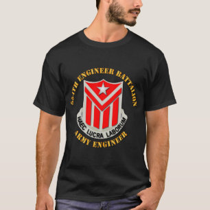 T-shirt Ingénieur du 554e bataillon du génie de l'armée.pn