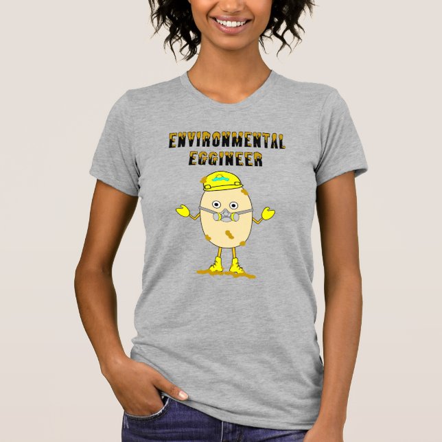 T-shirt Ingénieur Eggineer de l'environnement (Devant)