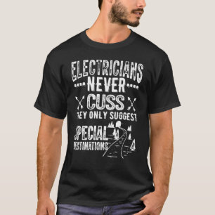 T-shirt Ingénieur électricien diplômé Electricité industri