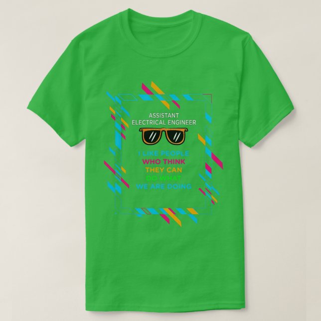 T-SHIRT INGÉNIEUR ÉLECTRIQUE ADJOINT (Design devant)