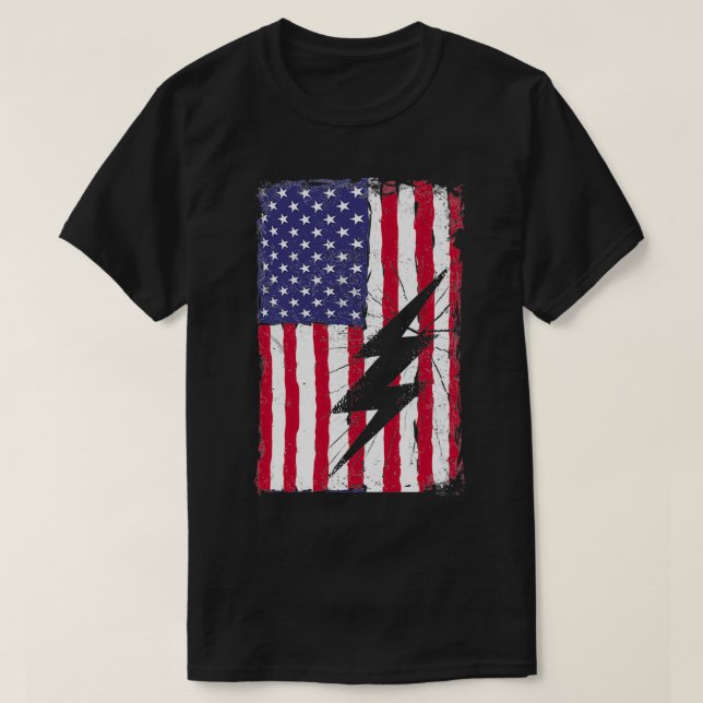 T-shirt Ingénieur électrique électricien Lineman (26) (Design devant)