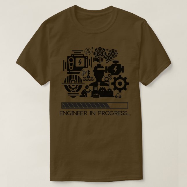 T-shirt Ingénieur en cours (Design devant)