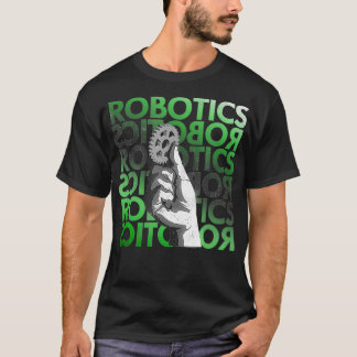 T-shirt Ingénieur en robotique graphique Sciences appliqué
