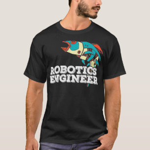 T-shirt Ingénieur en robotique vintage Technologie moderne