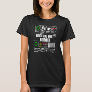 T-shirt Ingénieur en santé et sécurité Label Compétences R
