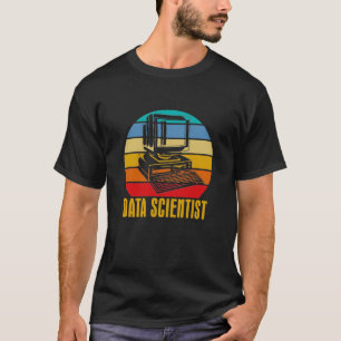 T-shirt Ingénieur en sciences des données Retro Scientifiq