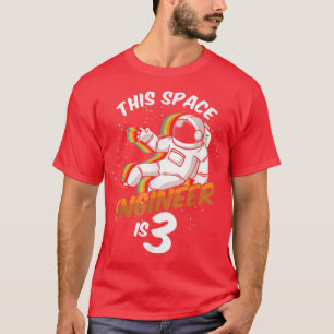 T-shirt Ingénieur Espace 3 ans Astronaut Né 2019 Thir