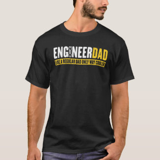 T-shirt Ingénieur fête des pères Papa Comme Un Père Réguli