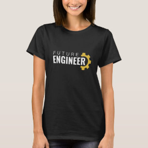 T-shirt Ingénieur futuriste diplôme d'ingénierie minimalis