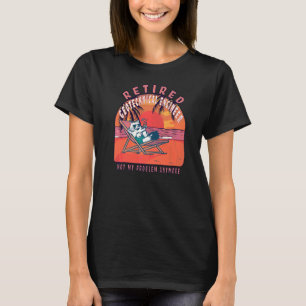 T-shirt Ingénieur géotechnique retraité Retraite Vintage