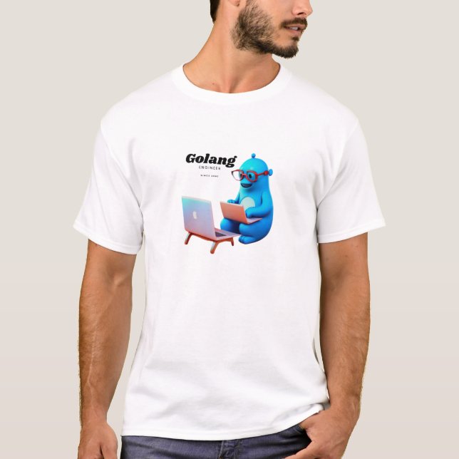 T-shirt Ingénieur Golang (Devant)