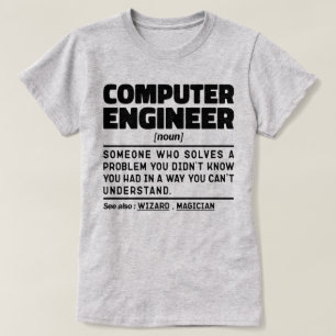T-shirt Ingénieur informatique Noun Ingénieur Sarcastique