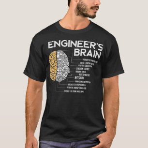 T-shirt Ingénieur Ingénieurs Cerveau Ingénieur drôle