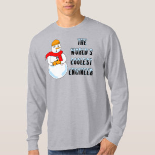 T-shirt Ingénieur le plus froid Snowman