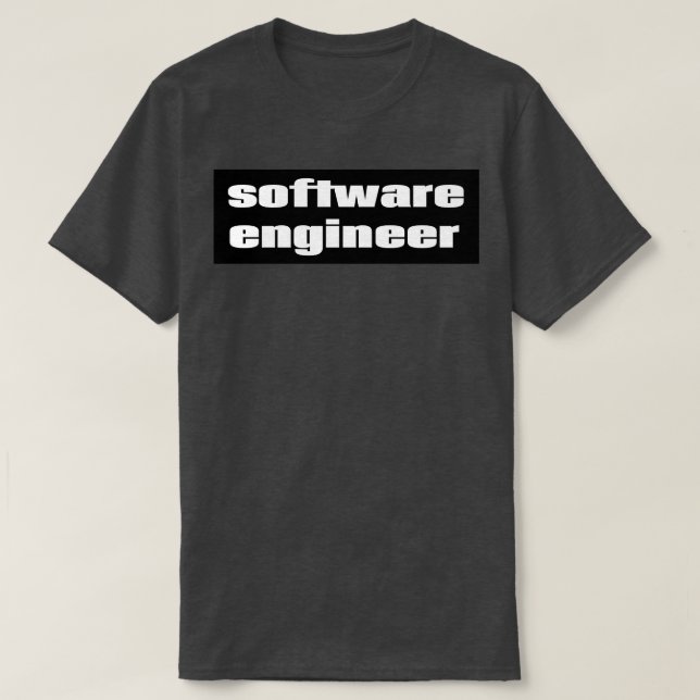 T-shirt Ingénieur logiciel (Design devant)