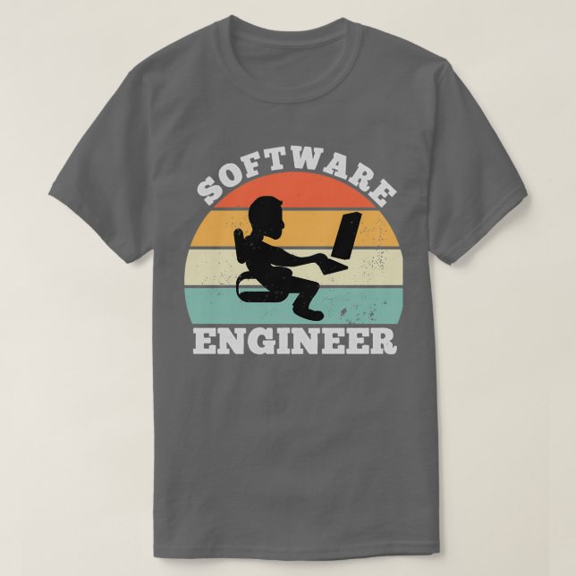 T-shirt Ingénieur logiciel 19 (Design devant)