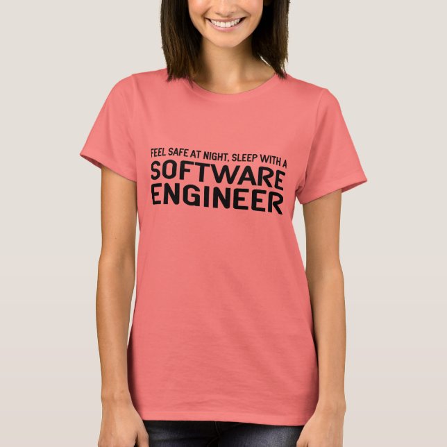 T-shirt Ingénieur logiciel drôle (Devant)