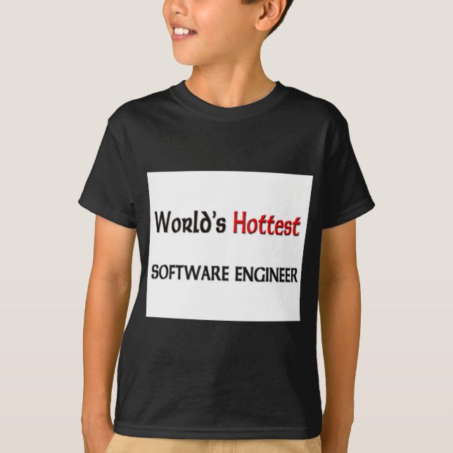 T-shirt Ingénieur logiciel le plus performant du monde (Devant)