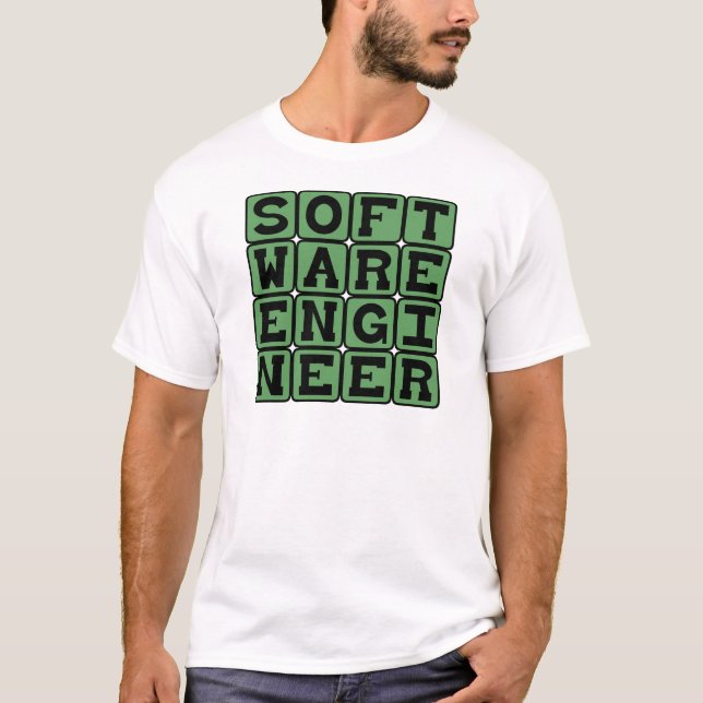 T-shirt Ingénieur logiciel, Profession informatique (Devant)