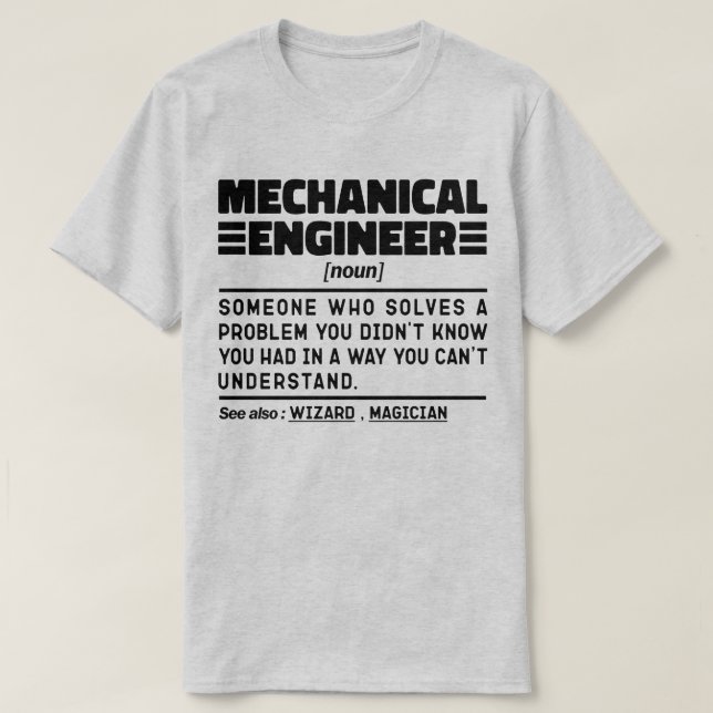 T-shirt Ingénieur mécanique Noun Classical Car Lover Cool (Design devant)
