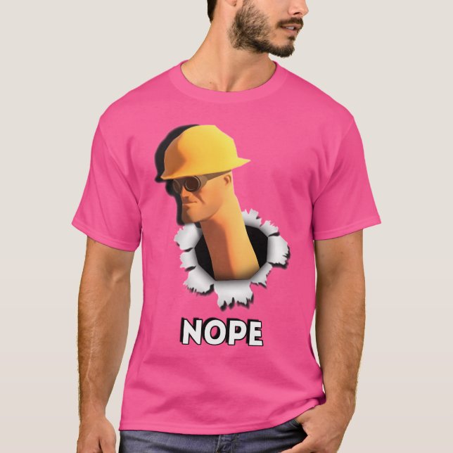 T-shirt Ingénieur Nope Tf2 (Devant)