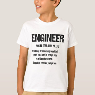 T-shirt INGÉNIEUR NOUN Citations d'ingénierie amusantes Gr