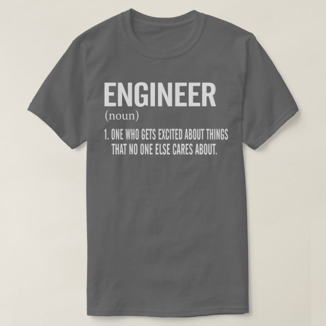T-shirt Ingénieur Noun T (Design devant)