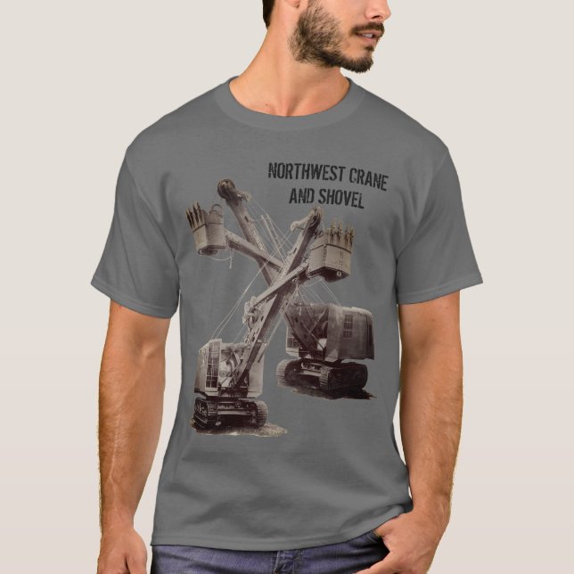 T-shirt INGÉNIEUR OPÉRATIONNEL DE LA grue et de la chaussu (Devant)