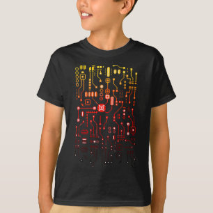 T-shirt Ingénieur Ordinateur Circuit Board Ingénieur CPU B