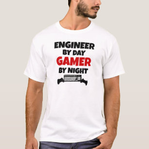 T-shirt Ingénieur par Joueur de jour par nuit