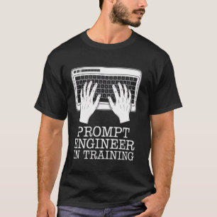 T-shirt Ingénieur Prompt Dans La Formation Du Développeur